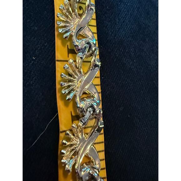 Vintage MCM Adjustable Statement Choker Necklace Aurora Borealis Crystal Silver - Picture 11 of 16